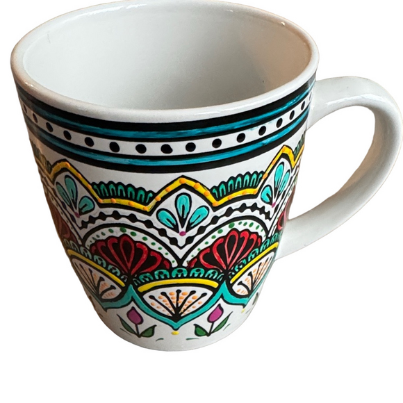 Jazzy Gems Creations Other - Hand Painted Ceramic Mug -Signed